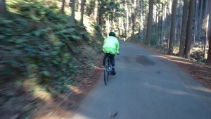 北向地蔵へ向かう峠道