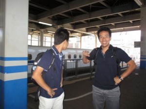 のぞみで約4時間